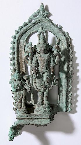 Bronze Vishnu Statue, Pala Period (11/12th C)