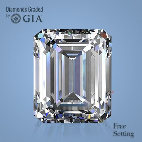 NO-RESERVE LOT: 1.51 ct, G/VS2, Emerald cut GIA Graded Diamond. Appraised Value: $35,400 