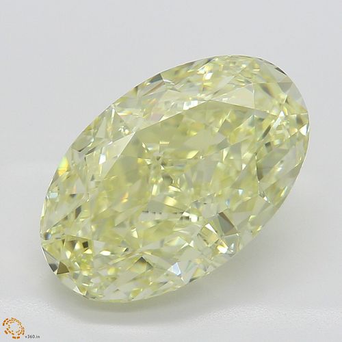 3.03 ct, Natural Fancy Yellow Even Color, VVS2, Oval cut Diamond (GIA Graded), Appraised Value: $118,700 