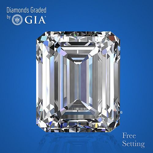 NO-RESERVE LOT: 1.50 ct, E/VS2, Emerald cut GIA Graded Diamond. Appraised Value: $39,900 