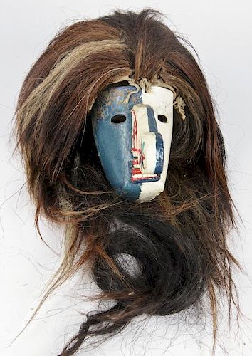 Vintage Mexican Tastoan Dance Mask, Jalisco