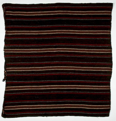 Striped Yak Wool Blanket, Western Tibet