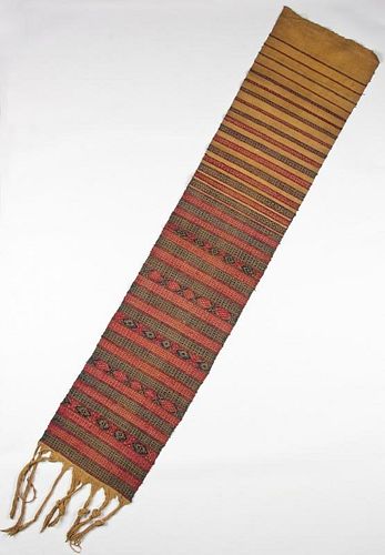 Kera: Woman's Sash or Belt, Bhutan: 94" x 21" (239 x 53 cm)