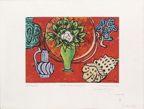 Henri Matisse (After) - Nature Morte Au Magnolia