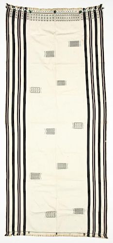 Angami Naga Shawl, Early/Mid 20th C: 76" x 34"