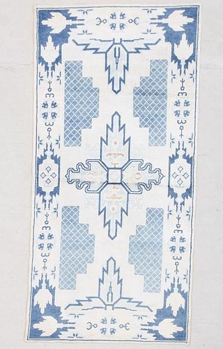 Antique Japanese Cotton Pile Rug: 3' x 6' (91 x 183 cm)