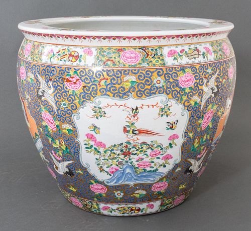 Chinese Famille Rose Style Jardiniere