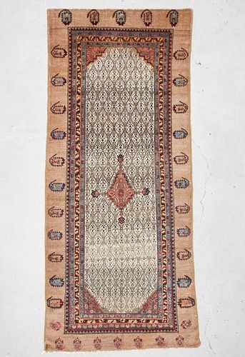 Antique West Persian Serab Rug: 4'9" x 10'11" (145 x 333 cm)