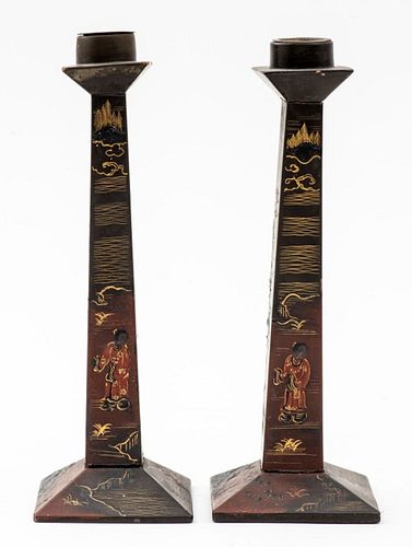 Chinese Candlesticks, Pair