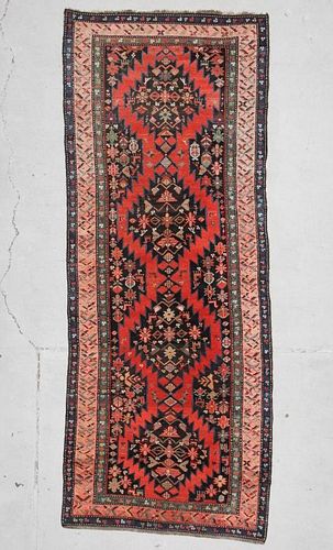 Antique Karabagh Rug: 3'9" x 9'4" (114 x 284 cm)