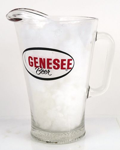 1964 Genesee Beer 9 Inch Tall Pitcher Rochester, New York