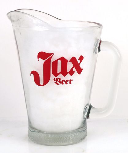 1968 Jax Beer Pitcher (small) 7¾ Inch Tall Pitcher New Orleans, Louisiana