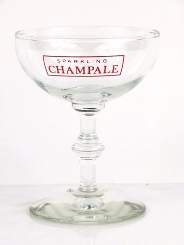 1961 Champale 4½ Inch Tall Stemmed ACL Drinking Glass Norfolk, Virginia