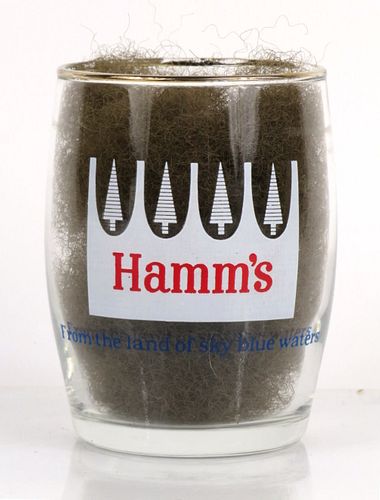 1963 Hamm's Beer 3¼ Inch Tall Barrel Glass Saint Paul, Minnesota