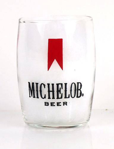 1970 Michelob Beer 3¼ Inch Tall Barrel Glass Saint Louis, Missouri