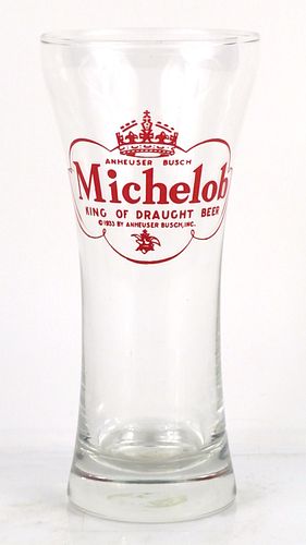 1950 Michelob Beer 6½ Inch Tall ACL Drinking Glass Saint Louis, Missouri