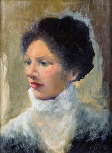 Artist Unknown, (20th century), Portrait of a Woman with White Ruff