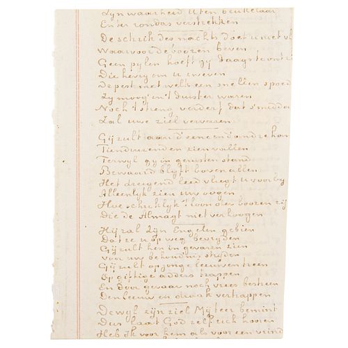 Vincent van Gogh Handwritten Manuscript