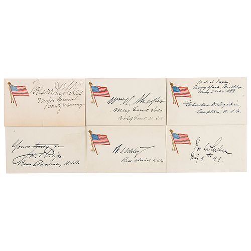 Spanish-American War (6) Signatures, with Joseph Wheeler