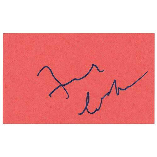 Frank Capra Signature