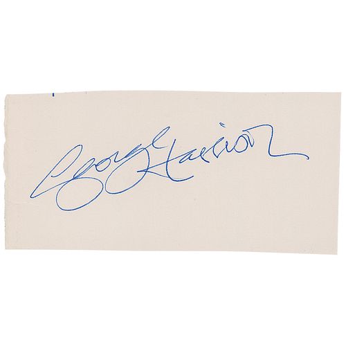 Beatles: George Harrison Signature