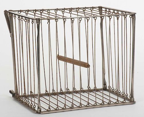 Vanishing Birdcage. British [?], ca. 1930. Nickel-plated cage vanishes from the magicianНs hands. Se