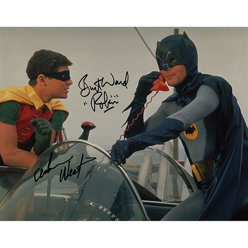 Batman: West and Ward Signed Oversized Photograph
