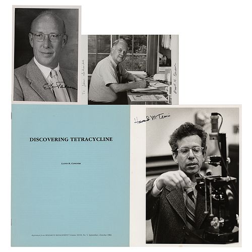 Medical Researchers: Conover, Tatum, and Temin (4) Signed Items