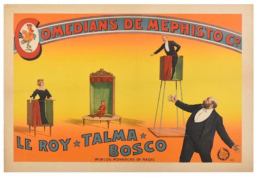 LeRoy, Servais. Comedians de Mephisto Co. LeRoy-Talma-Bosco. Hamburg, Adolph Friedlander, 1905. Hori