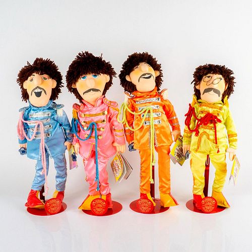Vintage Applause Beatles Sgt. Peppers Dolls with Stands