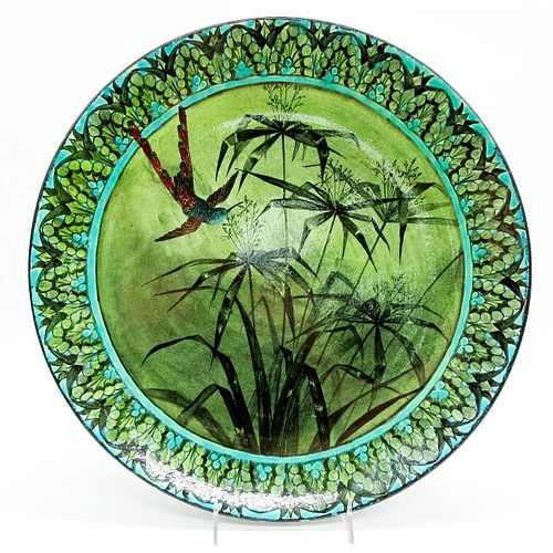 Doulton Lambeth Faience, Helen A. Arding, Decorative Plate