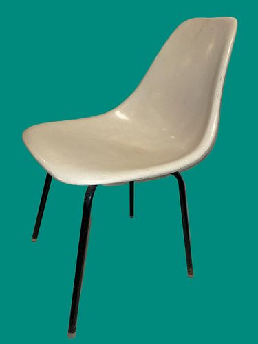 Original Mid Century After HERMAN MILLER Eames Fiberglass Shell Chair 
