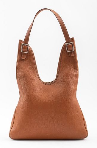 Hermes Massai Camel Leather Shoulder Bag