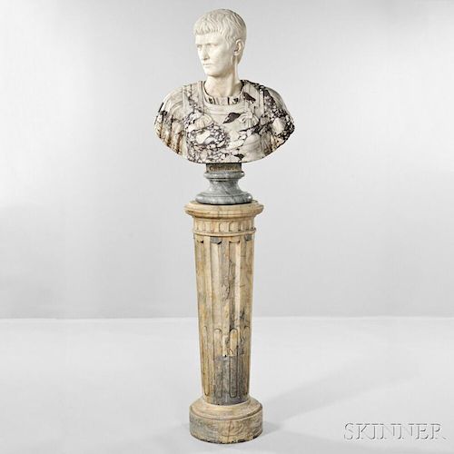 Florentine Marble Bust of Caligula
