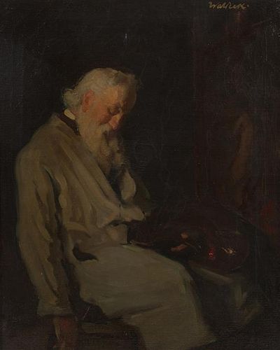 * Warren, (20th century), Portrait of a Seated Gentleman
