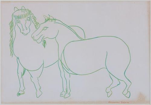* Beniamino Bufano, (Italian, 1898-1970), Horses