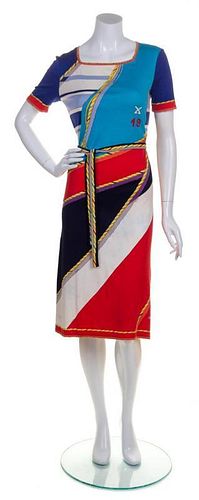 A Leonard Multicolor Cotton Dress,