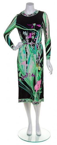 A Leonard Multicolor Silk Dress,