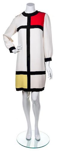 * An Yves Saint Laurent Mondrian Dress,
