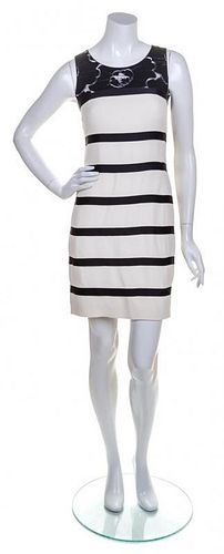 * A Chanel Cream Silk Dress, Size 38.