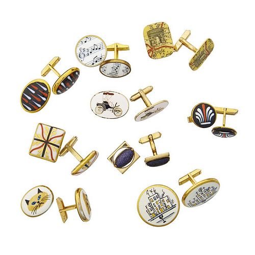 COLLECTION OF WHIMSICAL CUFFLINKS
