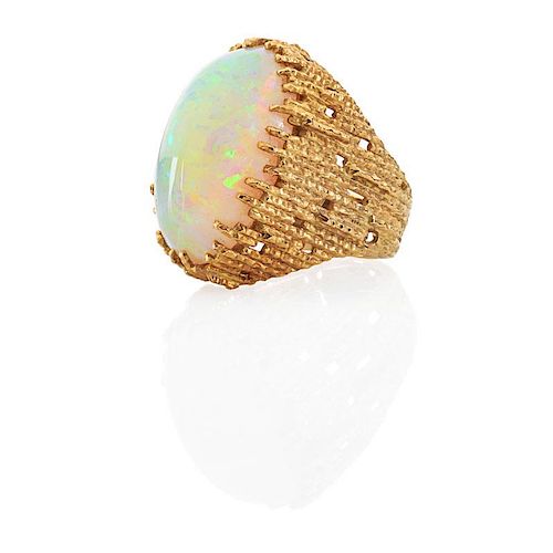 ANDREW GRIMA OPAL & GOLD RING