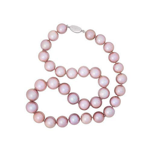 PINK SOUTH SEA PEARL NECKLACE