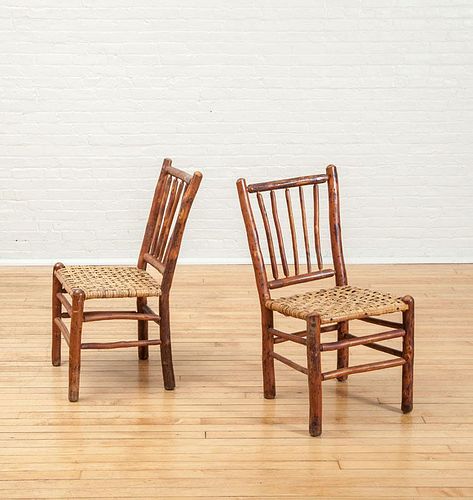 PAIR OF OLD HICKORY SIDE CHAIRS
