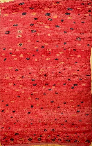 RED NORTH AFRICAN CARPET