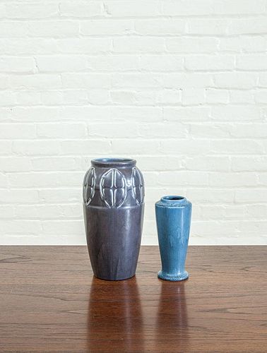 TWO ROOKWOOD POTTERY VASES