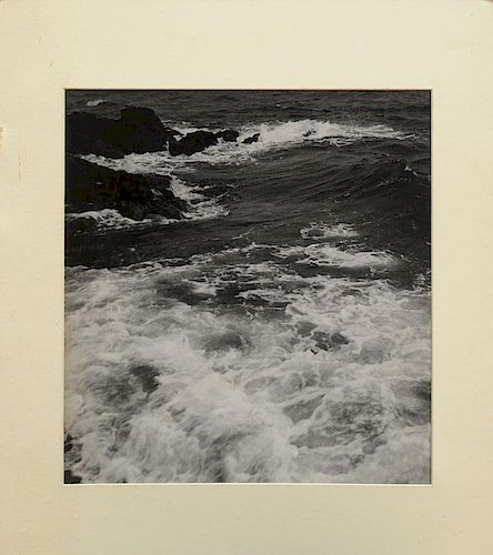FRANCIS JAMES MORTIMER (1874-1944): RUNNING HOME; UNTITLED; A ROUGH SEA; WATER; AND MENACE SEASCAPE