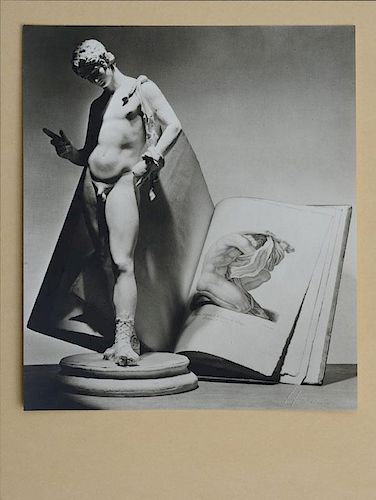 HORST P. HORST (1906-1999): CLASSICAL STATUE AND BOOK STILL LIFE