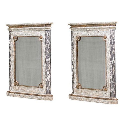 PAIR OF NEOCLASSICAL STYLE MIRRORS