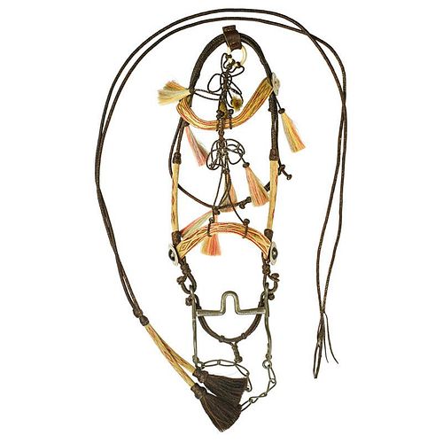 PRISON MADE HORSEHAIR BRIDLE